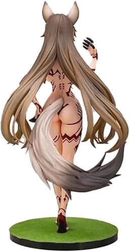 OPQRSTUVW Hentai Puppen/Kitsunemimi-san 1/5 Anime Puppen/Temperaturgesteuerte Färbung/Gemalte Charaktermodelle/Spielzeugmodelle/Anime-Sammlerstücke 32 cm von OPQRSTUVW