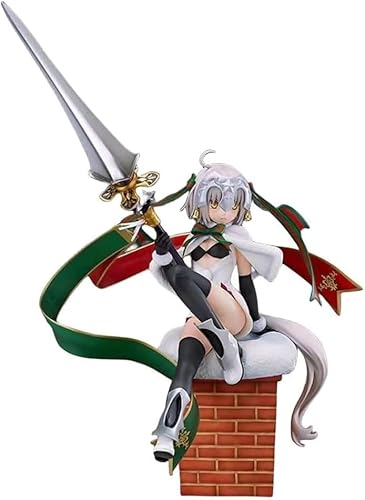 OPQRSTUVW Hübsches Mädchen-Weihnachtskostüm Ver Figur, Anime-Figur, bemaltes Charaktermodell, Spielzeugmodell, PVC, Anime-Sammelartikel, 22 cm von OPQRSTUVW