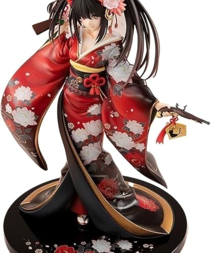 OPQRSTUVW Kimono Tokisaki Kurumi bemalte Figur Modell Spielzeug Modell Erwachsene Geschenk Anime Kollektion 23 cm (mit Sockel) von OPQRSTUVW