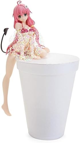 OPQRSTUVW Lala Nudel-Stopper-Figur, Anime-Sammlerstücke, süßes Puppenmodell/Dekoration/PVC-Statue, Actionfiguren, 16 cm (ohne Tasse) von OPQRSTUVW