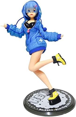 OPQRSTUVW Limited Editio Anime Re: Life in A Different World from Zero Hoodie Rem Standing Girl PVC Action Figure Collectible Model JapanAdult Toy Ornament Gifts von OPQRSTUVW