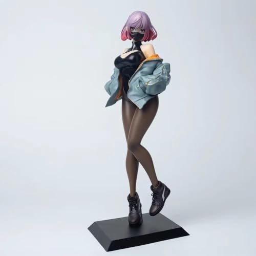 OPQRSTUVW Luna – 1/7 Ecchi-Figur, Hentai-Figur, Anime-Girl-Figur, niedliche Puppe, Dekor, Modell, Cartoon, Anime-Girl-Kollektion, 25 cm (schwarz) von OPQRSTUVW