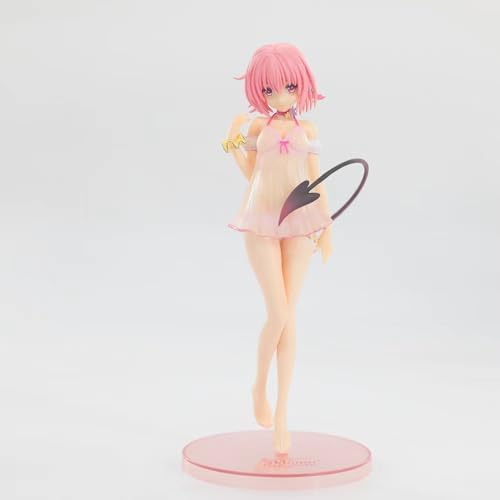 OPQRSTUVW Momo Belia Deviluke Pyjama, stehende Position, Anime-Actionfigur, Erwachsenenmodell, Puppe, Geschenke, 24 cm von OPQRSTUVW