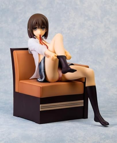 OPQRSTUVW Neue beliebte Deluxe-Version Anime Misaki Kurehito Kato Megumi Abnehmbare Gesichtsverändernde Kasumigaoka PVC Actionfigur Modell Spielzeug Puppe Desktop Ornamente in Geschenkbox von OPQRSTUVW