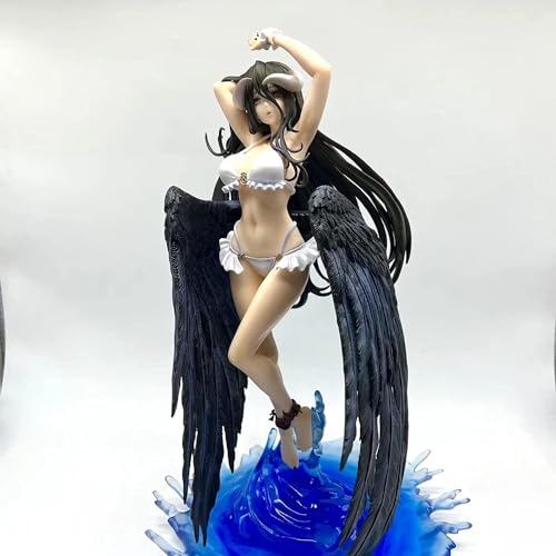 OPQRSTUVW Neue beste private abnehmbare Overlord Albedo Pretty Anime Figur Albedo Badeanzug Ver. Actionfigur Albedo Yukata So-bin Hochzeitskleid Erwachsene Figur Spielzeug Puppe Desktop Dekoration Box von OPQRSTUVW