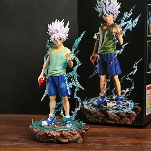 OPQRSTUVW Nmomoytu Hunter Killua Zoldyck Figur Gon Freecss/Kurapika/Chrollo Lucilfer Figur Sammlerstück 22cm von OPQRSTUVW