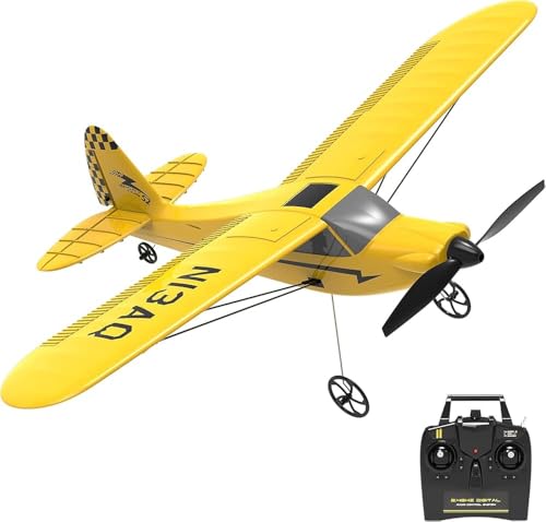 OPQRSTUVW OPQRSTUVW3CH RC Flugzeug, feste Flügelmaschine, Bubble-Fernbedienungsflugzeug, mit Propellerschutz und Xpilot-Stabilisierungssystem, Geschenke geeignet für Kinder von OPQRSTUVW