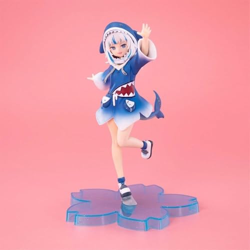 OPQRSTUVW OPQRSTUVWFigura Shark Sister Gura Figura de Anime/Modelo de Personaje Pintado/Modelo de Juguete/PVC/artículo de colección de Anime 17 cm/6,7 Pulgadas von OPQRSTUVW