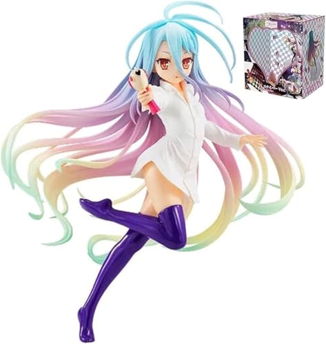 OPQRSTUVW OPQRSTUVWNo Game No Life Shiro Figura Figura de acción/Figura Figura de Anime/Modelo de Personaje Pintado/Modelo de Juguete/PVC/artículo de colección de Anime 16 cm/6,3 Pulgadas von OPQRSTUVW