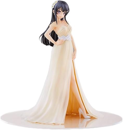 OPQRSTUVW OPQRSTUVWSakurajima MAI Boda Ver. Figura de acción 1/7/figura Figura de Anime/Modelo de Personaje Pintado/Modelo de Juguete/PVC/artículo de colección de Anime 22 cm/8,7 Pulgadas von OPQRSTUVW