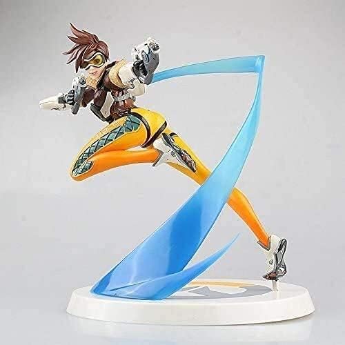 OPQRSTUVW Overwatch Anime Actionfigur OW Charakter Tracer PVC Figuren Sammlerstück Modell Charakter Statue Spielzeug Desktop Ornamente von OPQRSTUVW