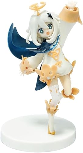 OPQRSTUVW Paimon Sitzende PVC Anime Figur Cartoon Spiel Charakter Modell Statue Actionfigur Sammlerstück Dekoration Handwerk Geschenk Modelle Statue 13 cm (stehend) von OPQRSTUVW