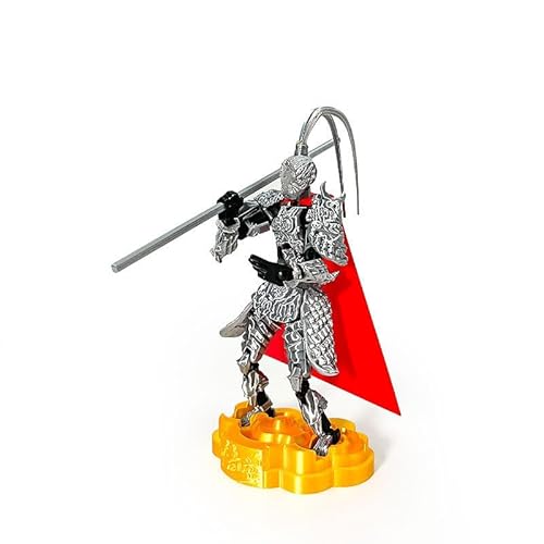 OPQRSTUVW Poseable Fantasy Actionfigur, 20 cm Höhe (silberfarben) von OPQRSTUVW