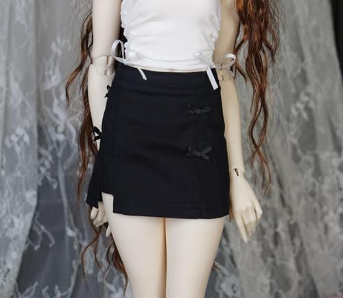 OPQRSTUVW Puppenkleidung, Fliege, Röcke, niedrige Taille, Rock für 1/3 Kugelgelenk, 60 cm, Kleidungszubehör (Puppe nicht im Lieferumfang enthalten) (Braun) von OPQRSTUVW