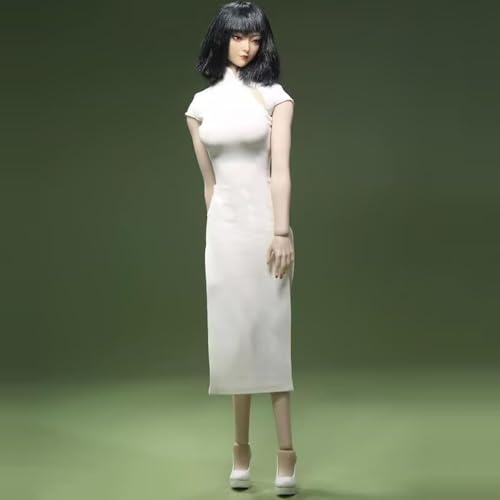 OPQRSTUVW Puppenkleidung im Maßstab 1/6, handgefertigtes Kostüm, Kleid und Unterwäsche, Outfit für 30,5 cm große weibliche Actionfigur, Body Phicen/TBLeague (schwarz) von OPQRSTUVW