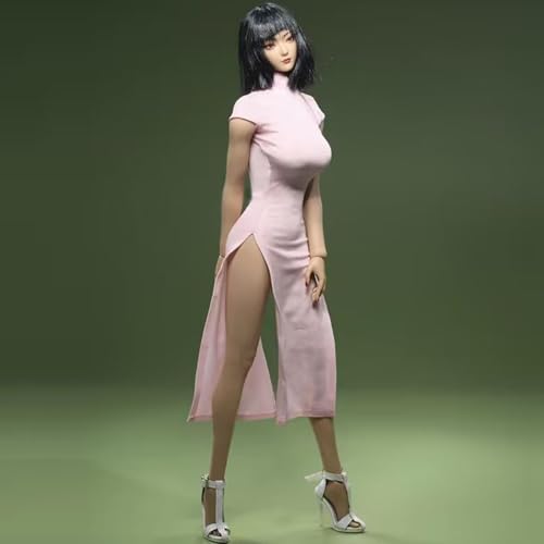 OPQRSTUVW Puppenkleidung im Maßstab 1/6, handgefertigtes Kostüm, Kleid und Unterwäsche, Outfit für 30,5 cm große weibliche Actionfigur, Body Phicen/TBLeague (schwarz) von OPQRSTUVW