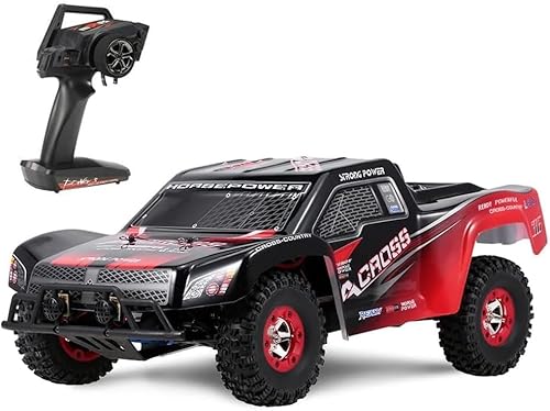 OPQRSTUVW RC Auto, 1:12 Full Scale Short Truck Off-Road Climbing Car, 540 Carbon Brush Motor High-Speed Car, Speed 50KM/H von OPQRSTUVW