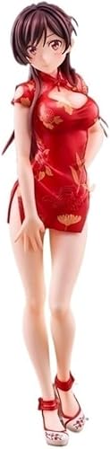 OPQRSTUVW Rent-A-Girlfriend Chizuru Mizuhara China Dress Nsfw Figur Actionfigur/Anime-Figur/gemaltes Charaktermodell/Spielzeugmodell Anime Sammlerstück, 29 cm von OPQRSTUVW