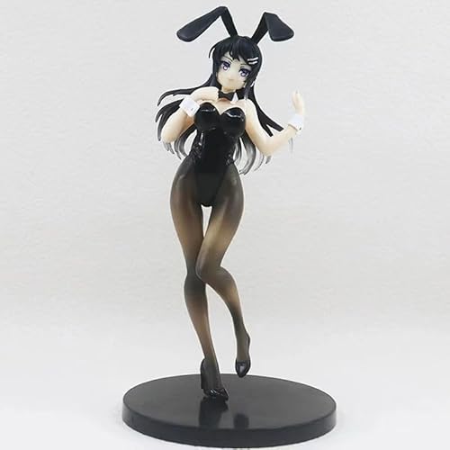 OPQRSTUVW Seishun Buta Yarou Wa Sakurajima Mai Knit Dress Ver. Sammelfigur Anime Beauty Modell 22cm von OPQRSTUVW