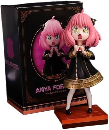 OPQRSTUVW Starry Eyes Anya Actionfigur PVC Statue Anya Forge Charakter Cartoon Modell Spielzeug Anime Sammlung Dekoration Geschenk 17 cm von OPQRSTUVW