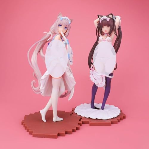 OPQRSTUVW &chocola Lovely Sweets Time 1/7 Actionfigur/Anime-Figur/bemaltes Charaktermodell/Spielzeugmodell/PVC/Anime-Sammelobjekt (2 Stück) von OPQRSTUVW