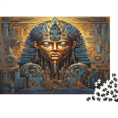 Altes Ägypten Puzzles Für Erwachsene 1000 Teile Pharao Moderne Wohnkultur Geburtstag Educational Game Familie Challenging Games Stress Relief 1000pcs (75x50cm) von OPSREY