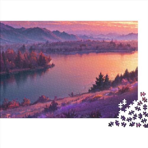 Märchenland Puzzle 1000 Teile Landschaftsgärtnerei Für Erwachsene Lernspiel Family Challenging Spiele Home Decor Geburtstag Stress Relief 1000pcs (75x50cm) von OPSREY