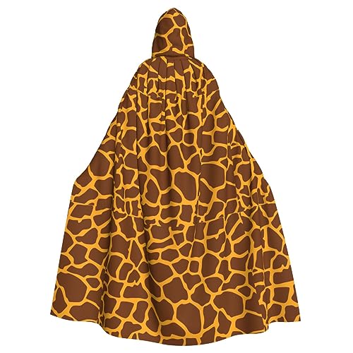 OPSREY Poncho mit Kapuze, Giraffen-Druck, für Erwachsene, Party-Dekoration, Poncho von OPSREY