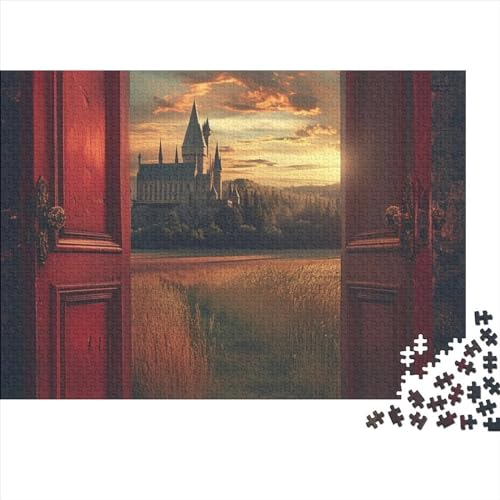 Welt vor der Tür 1000 Teile Schloss Erwachsene Puzzle Family Challenging Spiele Geburtstag Lernspiel Moderne Wohnkultur Stress Relief Toy 1000pcs (75x50cm) von OPSREY