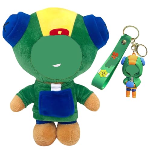 OPVXZAD Kuscheltier& Schlüsselanhänger Brawler Collectable Plüsch Soft Plüschpuppe Brawler Plüschtier Soft Plüschtier Brawler Stars Plüschkissen Figuren Plush für Geburtsta von OPVXZAD