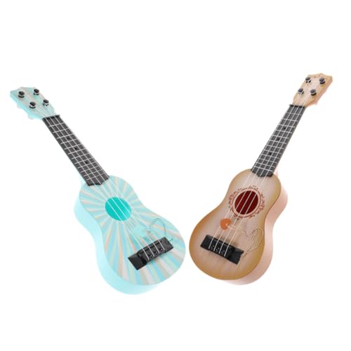 2St Ukulele Spielzeug kinderinstrumente musikinstrumente für Kinder süße Ukulele-Gitarre pädagogische Ukulele für Kinder Musikalisches Lernspielzeug für Kinder Kleinkind Gitarre ORFOFE von ORFOFE