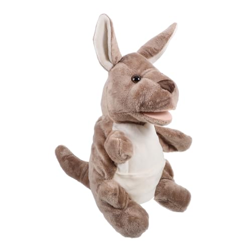 Känguru-handpuppenspielzeug Handpuppen Für Kinder Handpuppe Spielzeug Puppenspielzeug Für Kleinkinder Plüschtiere Tierische Fingerpuppe Plüsch-handpuppen Tierpuppe Pp Baumwolle ORFOFE von ORFOFE