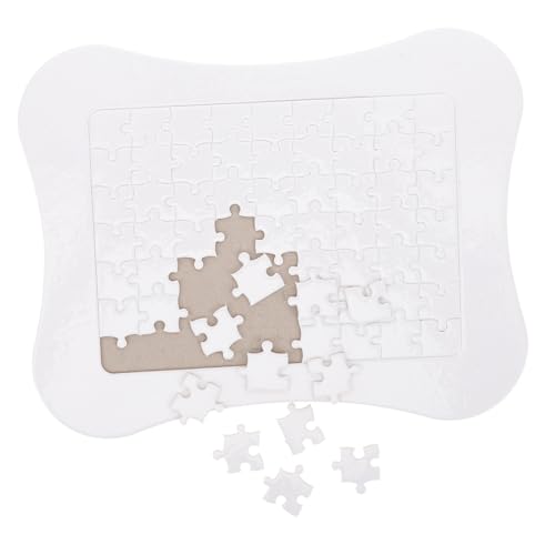 ORFOFE 1 Satz Blanko-Puzzle, Sublimationstransfer-Puzzle, Blanko-puzzleteile, DIY-rohling-Puzzle von ORFOFE