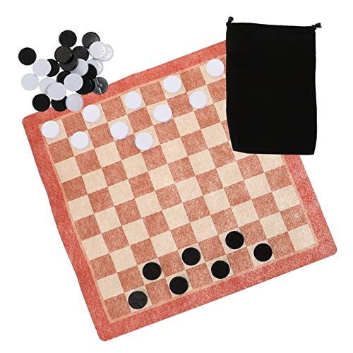 ORFOFE 1 Satz Brettspiel Lernschach Spielzeug Schachspielbrett Faltbarer schachbrettbausatz Schachbrett Kinder Schachbrett für Kinder Schach Versorgung lustiges schachspiel Stoff von ORFOFE