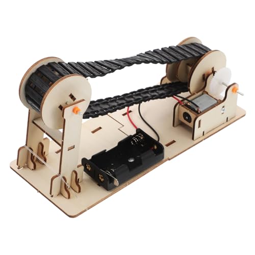 ORFOFE 1 Satz DIY Wissenschafts Kits Für Zusammenbauen Kleines Förderband DIY Förderband Aus Holz DIY Förderbandmodell DIY Holz Wissenschafts Kits von ORFOFE