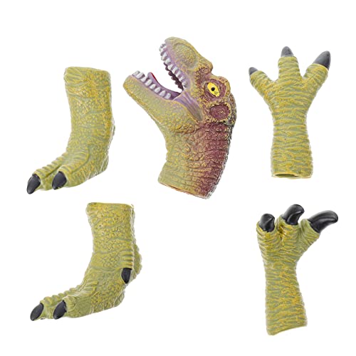 ORFOFE 1 Satz Dinosaurier-Fingerpuppe Dinosaurier Figur Fingerspielzeug Dinosaurier Handpuppe kinderspielzeug hühner Spielzeug Spielzeuge Dinosaurier Krallenhandschuhe Party-Requisiten von ORFOFE