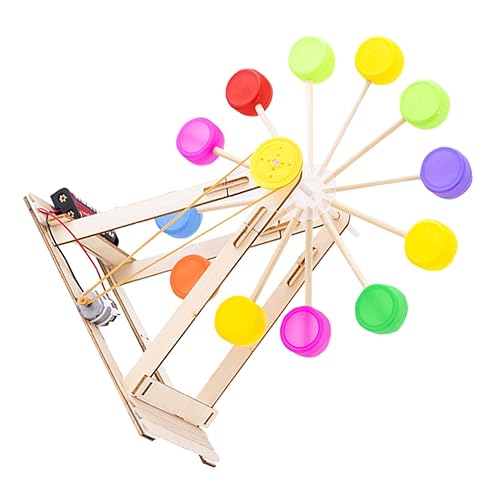 ORFOFE 1 Satz Flaschenverschluss-Riesenrad bastelkasten bastelmaterial DIY Spielzeug bastel Material Geschenkidee Spielzeuge Modelle Riesenrad Spielzeug handgefertigtes Spielzeug Plastik von ORFOFE