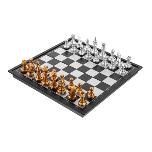 ORFOFE 1 Satz Internationales Schach Reise Schachbrett Magnetisches -brettspiel Tragbares Brettspiel Faltbares -brettspiel Reise-Checker Magnetisch Tragbares Schach Plastik von ORFOFE