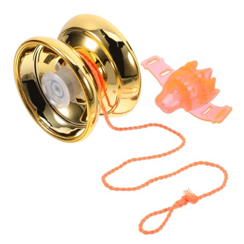 ORFOFE 1 Satz Jo-jo Fingerball Spielzeug Professioneller, Nicht Reagierender -Ball Nicht Reagierender Yoyo-Profi Yo-yos Für Anfänger Yoyo-bälle Für Anfänger Aluminiumlegierung Golden von ORFOFE