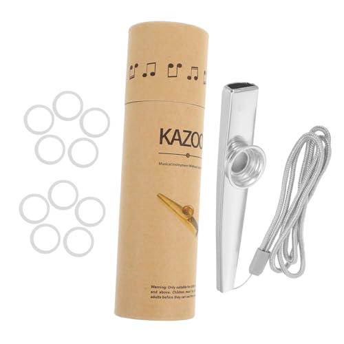 ORFOFE 1 Satz Kazoo-Set Kazoo- Elektrischer Kazoo Kinder-Kazoo Kazoo Für Kinder Kleiner Kazoo Musikperformance Kazoo Kazoos Mit Lanyards Rucksackreisender Kazoo Aluminiumlegierung von ORFOFE