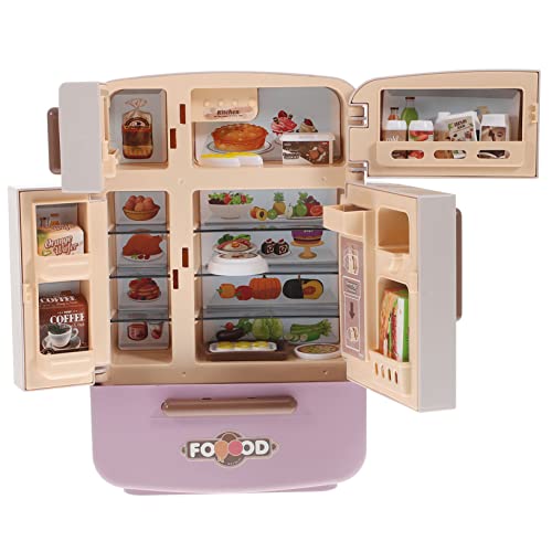 ORFOFE 1 Satz Küchensimulation Kühlschrank Mini-Food-Spielzeug Puppenhaus Kühlschrank Spielzeug kühlschrank für Kinder puppenhausmöbel Set winziges Essen Mini-Lebensmittel Plastik von ORFOFE