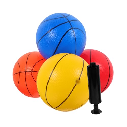 ORFOFE 1 Satz Mini-Basketball für Kinder Mini-Basketballspielzeug aufblasbarer Wasserball Spielzeug für Kinder kinderspielzeug Elastizitätsballspielzeug Softbasketball drinnen Flummi PVC von ORFOFE