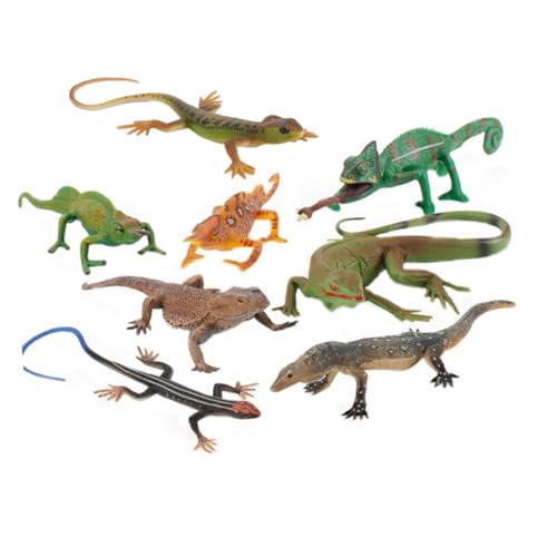 ORFOFE 1 Satz Reptilienmodell Kinderspielzeug tierfiguren für Kinder Echsenfigur für Wilde Tiere Figur Krabbelndes Spielzeug Spielzeuge Plastikspielzeug Eidechsenmodell PVC von ORFOFE