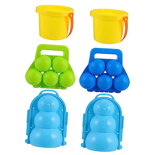 ORFOFE 1 Satz Schneekampfanzug Schneekugeln für Kinder Schneeball-Clip Schneeballeimer winterspielzeuge schneekugel Set kreativer Schneeballclip Werkzeug zur Schneeballherstellung Plastik von ORFOFE