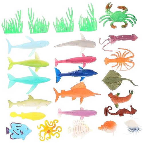 ORFOFE 1 Satz Tiermodelle Unter Dem Meer Meerestierspielzeug Meerestiere Spielzeug Meeresspielzeug Spielzeug Für Meerestiere Badespielzeug Für Babys Oktopus Spielzeug PVC Colorful von ORFOFE