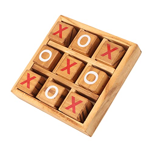 ORFOFE 1 Satz xo Schach Kinder Puzzle rätselbuch Kinder wohnungseinrichtung Kinder spielzeuge Family Games Desktop-Spiele für Kinder Zehenspiel Tick xo-Spiel xo Familienspiele hölzern von ORFOFE