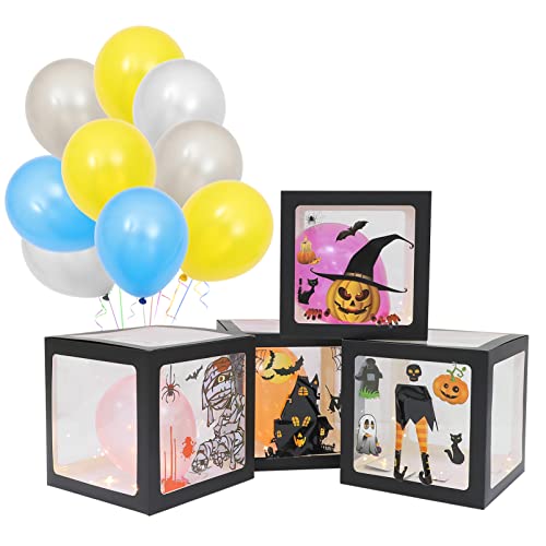 ORFOFE 1 Set Box Ballonbox Dekor Luftballons Halloween Foto Requisiten Halloween Ballonboxen Halloween Partyzubehör Emulsion von ORFOFE