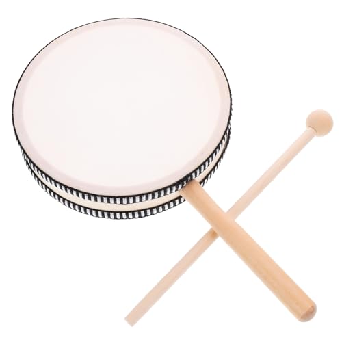 ORFOFE 1 Set Handtrommel Kinder Percussion Holzrahmentrommel Mit Trommelstock Anfänger Trommel Percussion Instrument von ORFOFE