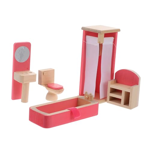 ORFOFE 1 Set Mini Möbelspielzeug Aus Für Schlafzimmermöbel Für Rollenspiele Im Kinderzimmer Ideal Für Kreative Spielstunden Mit Puppen Und Figuren von ORFOFE