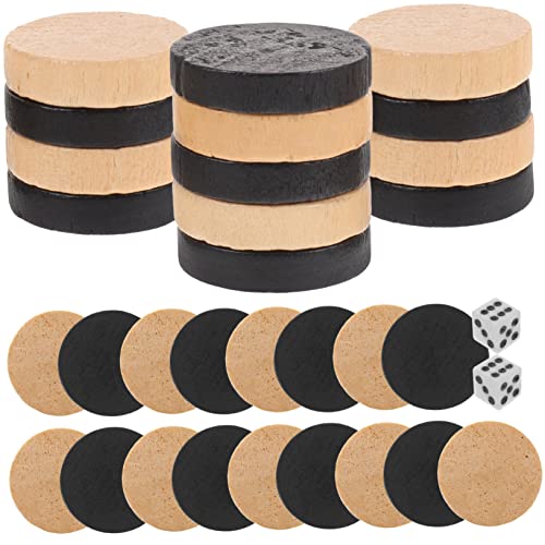 ORFOFE 1 Stück Schachfiguren Crokinole-brettspiel Chinesische Dame Backgammon-spielsteine Backgammon-spielzubehör Brettspiele Ersatzspielchips Backgammon-zubehör Backgammon-Brett Holz von ORFOFE